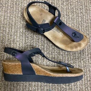 Papillon/birkenstock wedge sandal